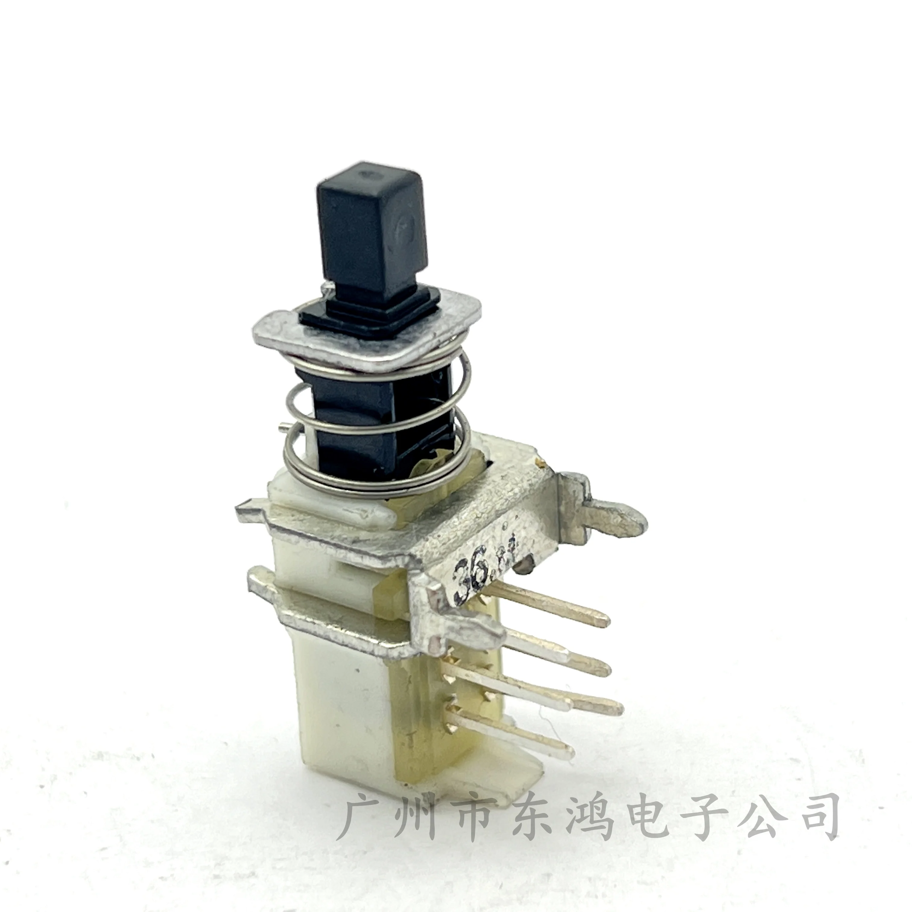 1 PCS SPUN2.5MM Stroke Horizontal Dual Circuit Self Locking Switch 6-Pin Bracket