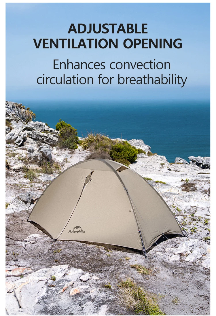 Naturehike 2026 Neues JILING PRO/UL/LITE Zelt Camping Ultraleicht 15D 20D Nylon-Zelt Wandern Outdoor Wasserdicht 1-2 Personen 4-Jahreszeiten-Zelt – Detail 8