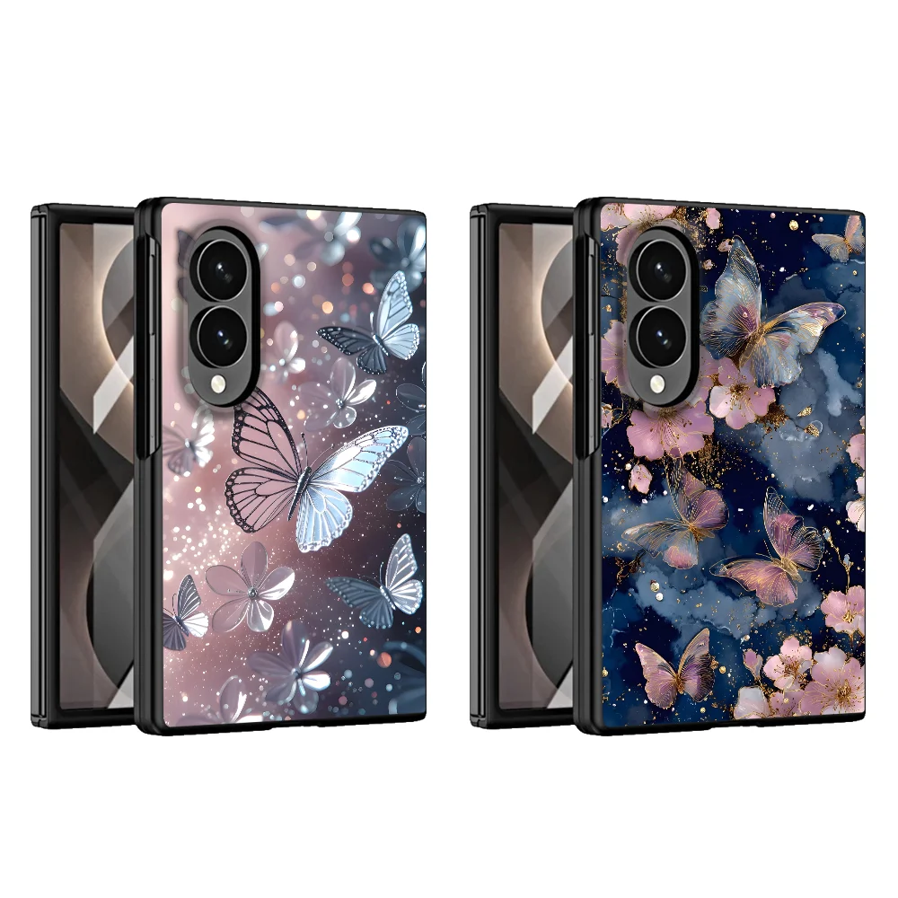 Creative Cartoon Butterfly Luxury Phone Cover Case for Samsung Galaxy ZFold Wide ZFold8 Z Fold8 Wide Z Fold 8