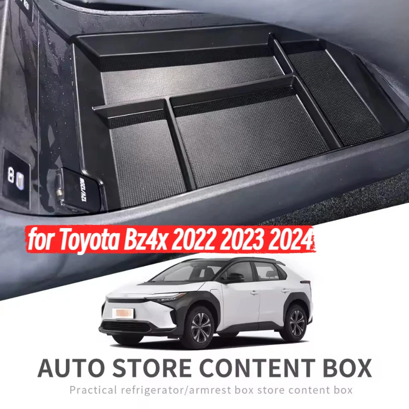 

for Toyota Bz4x 2022 2023 2024 for Subaru Solterra Center Console Lower Layer Storage Box Central Organizers Tray Accessories