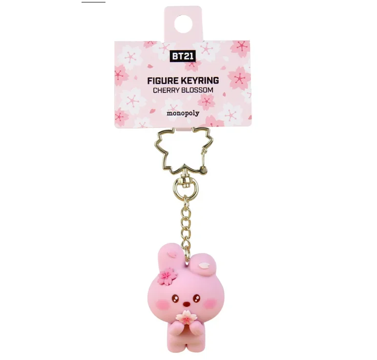 Anime Sakura Doll Minin Keychain TATA CHIMMY Cute Cartoon Bag Pendant Kawaii Girls Fashion Decoration Gift