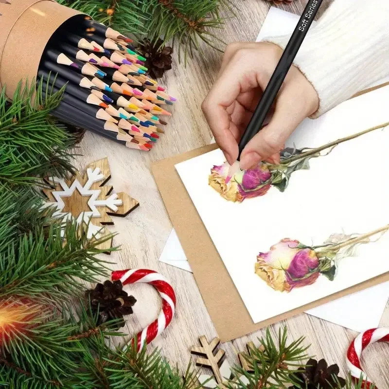 72 Color Oil Colored Lead Pencil Set, Art Drawing Drawing Drawing Lead Brush