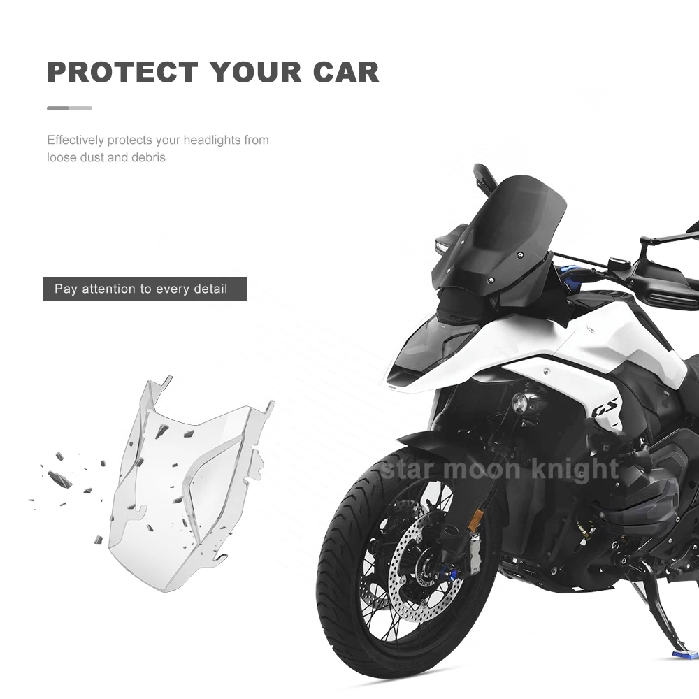 Headlight Protector Cover For BMW R1300GS Adventure R 1300GS 1300 Head light Guard Accessories