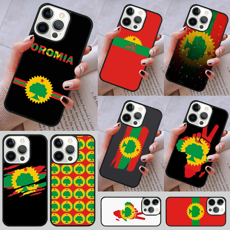 Somali Somalia Oromo Oromia Region Flag Phone Case For iPhone 14 13 15 16 Pro Max Coque 12 11 Pro Max For Apple 8 PLUS 7 6S XS