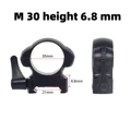 M 30 height 6.8 mm
