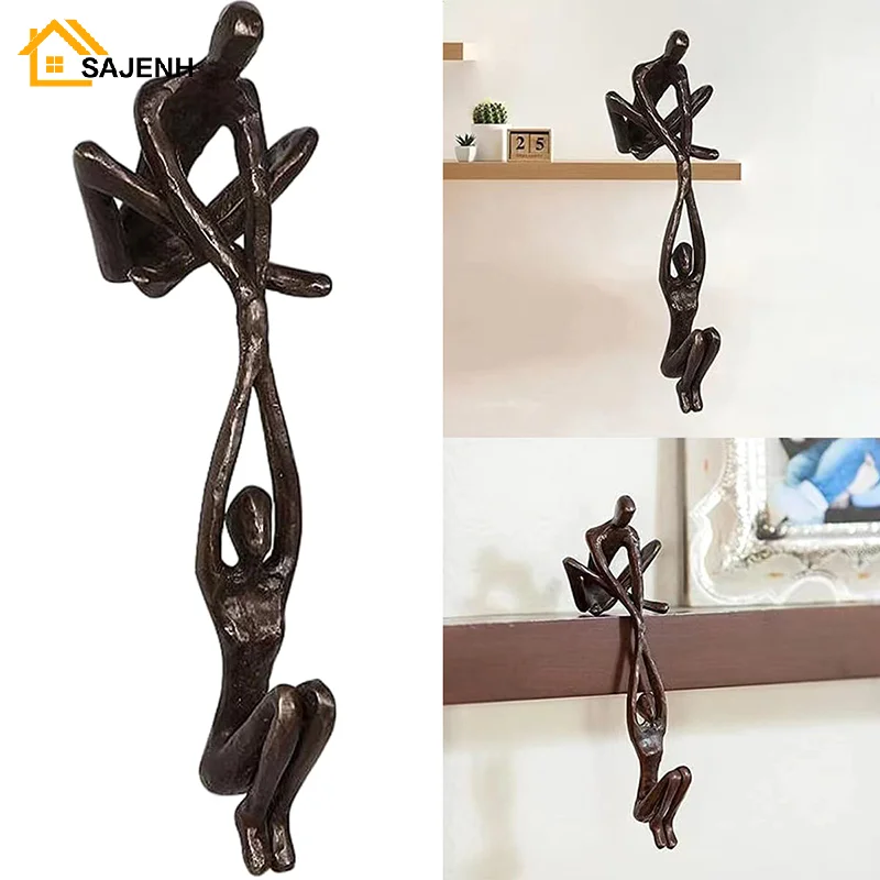 Lifting Woman Figurine For Men Artistic Statue Lover Sculpture Ornament Home Desk Decoration Dancing Couple Sculpture