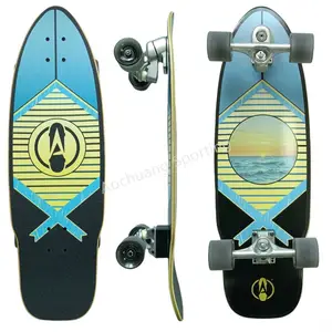 Wholesale Professional 31 Inch Slide Surfskate Surf Skate Street Save Cruiser Land Surf Boards Carver Surfing Skateboard