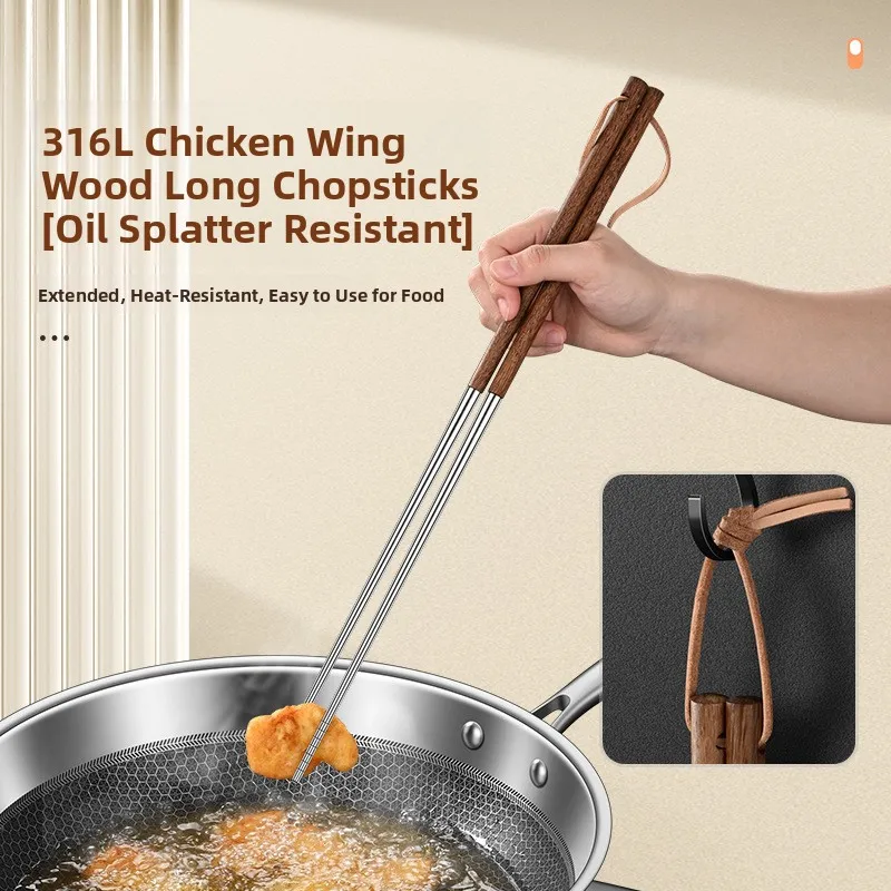 kitchen-use-long-stainless-steel-316-fried-food-chopsticks-home-hot-pot-anti-scalding-noodle-serving-chopsticks
