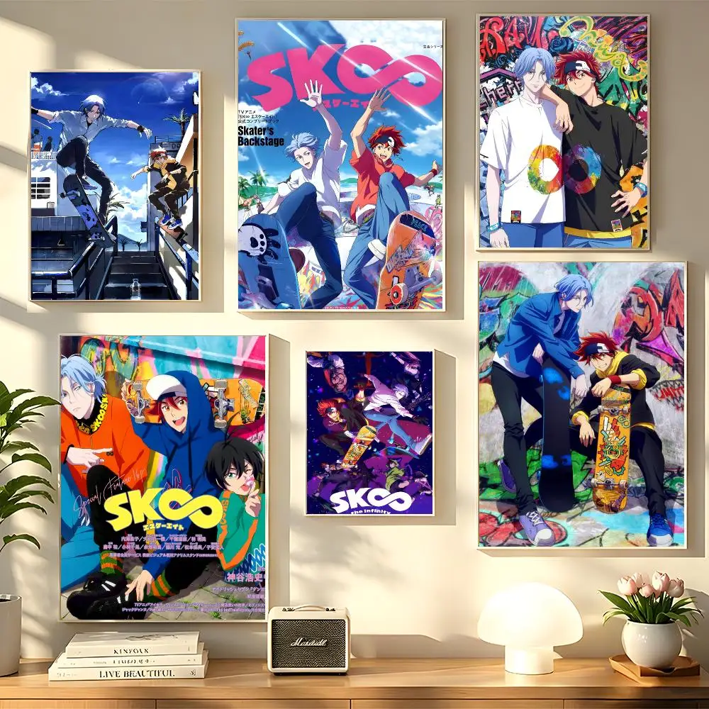 Anime S-SK8 the I-Infinity Poster Decorative Wall Sticker Mural Photo Print for Bedroom Living Room Hallway Home Decor Gift