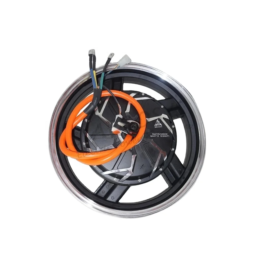 

QS Motor 3000W 260 40H V3/V4 17*3.5inch Big Slot BLDC Electric Scooter Motorcycle Wheel Hub Motor 48V DC Brushless New Update
