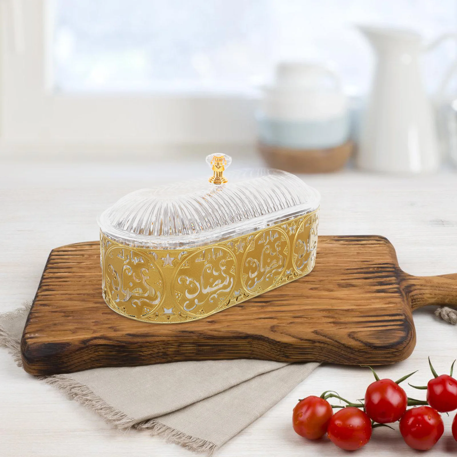 

Arabic Festival Candy Tray Eid Snack Tray For Sweets Nuts Chocolates Ramadan Party Centerpiece Eid Mubarak Tableware