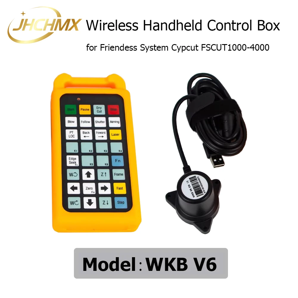 

JHCHMX дистанционный беспроводной ручной блок управления для системы Friendess BOCHU Cypcut FSCUT1000/2000/3000/4000 станок для лазерной резки