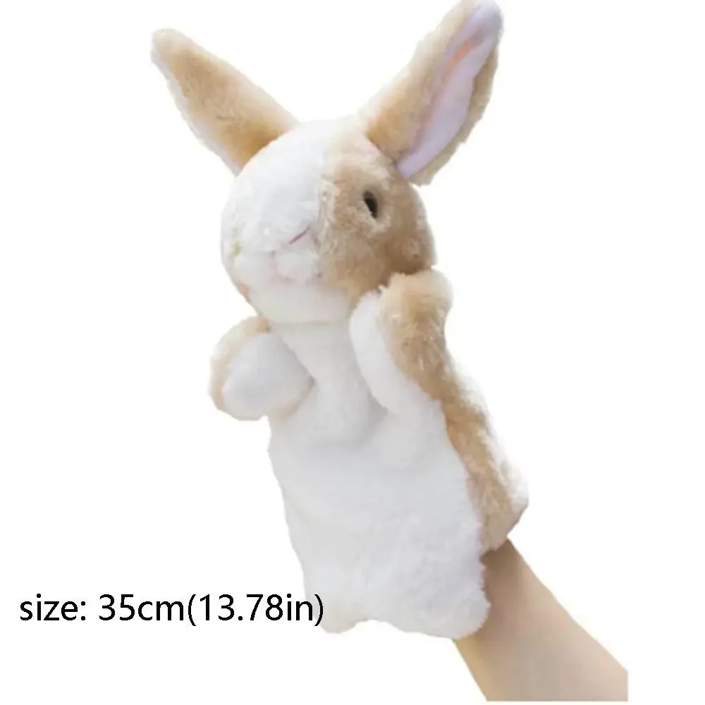 Lernspiel zeug Plüsch Kaninchen Hase Handpuppe Stofftier weich 8 Farben Finger puppe Geschichten erzählen