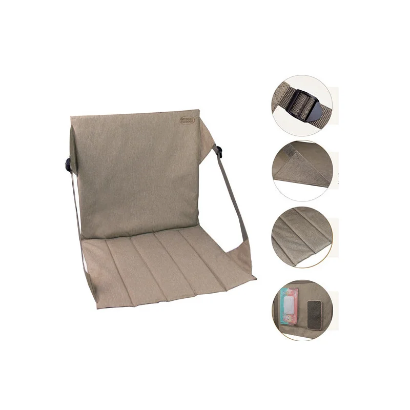 Park Leisure Folding Cushion Portable Shelving Beach Backrest Chair