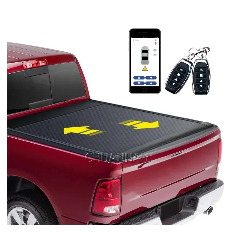 Electric Roller lid Retractable hard tonneau cover For pickup covers dodge ram 1500 accessories