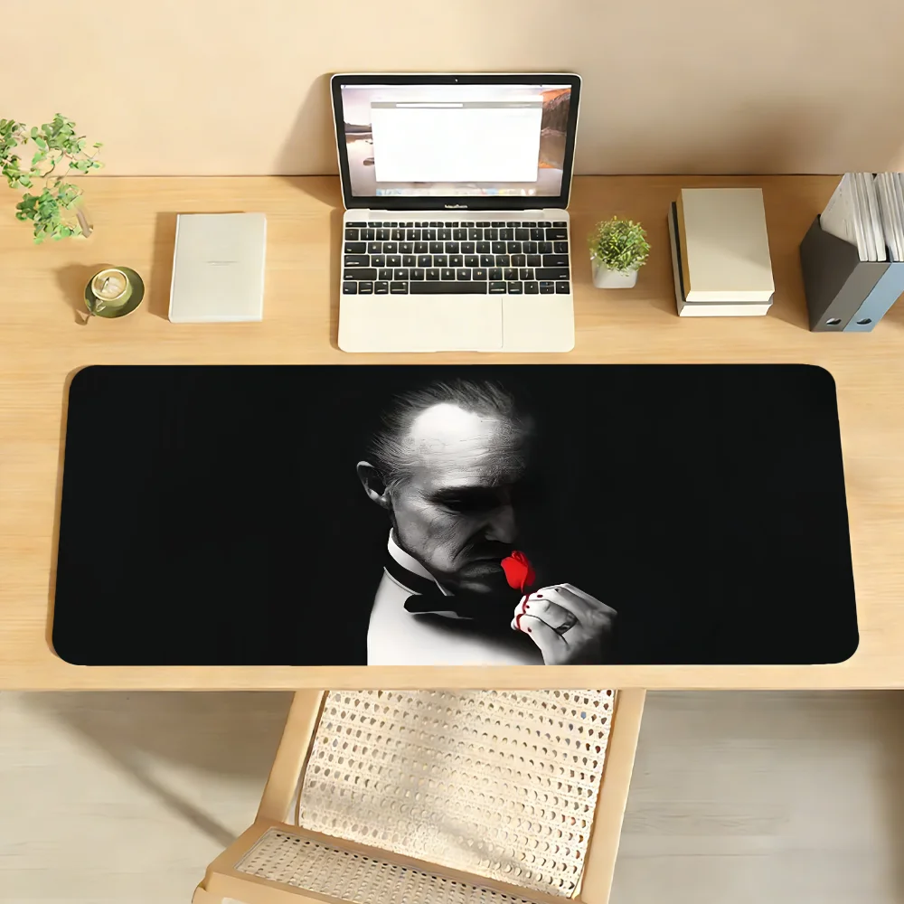 Movie The Godfather Mouse Pad Non-slip Locking Edge DeskMat PC Laptop Accessories Rubber Office Keyboard Large Game