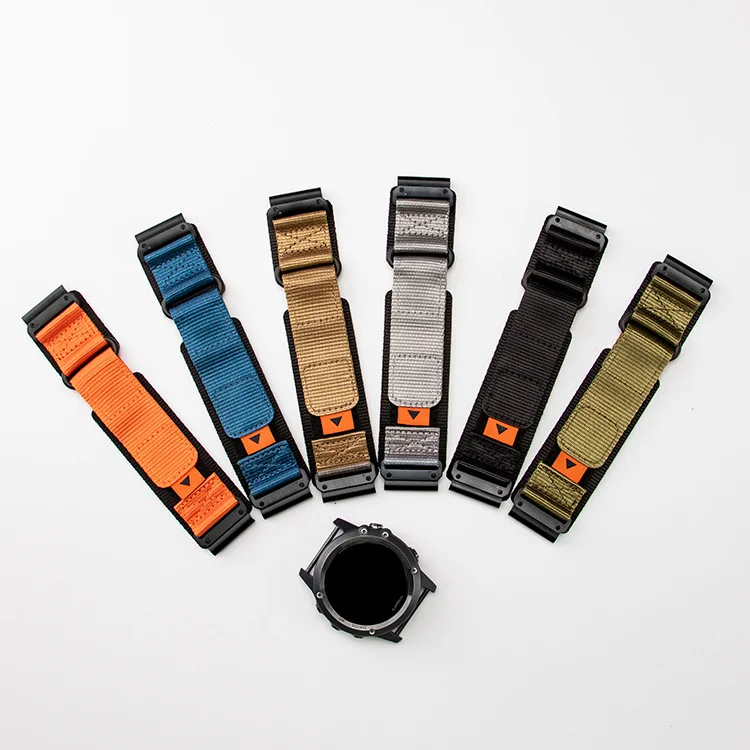 26 22 مللي متر حزام ل Garmin Fenxi 8/7X/6X/5X/E/إندورو 3 سريعة صالح حلقة النايلون جديلة معصمه ل Garmin Fenix 8 47 51 مللي متر اكسسوارات