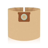 A24P DXVA19-4104 Replacement Vacuum Bags 8 Pack For  5 To 8 Gallon Wet/Dry Vac, Disposable Shop Vac Bags, Dust Collection