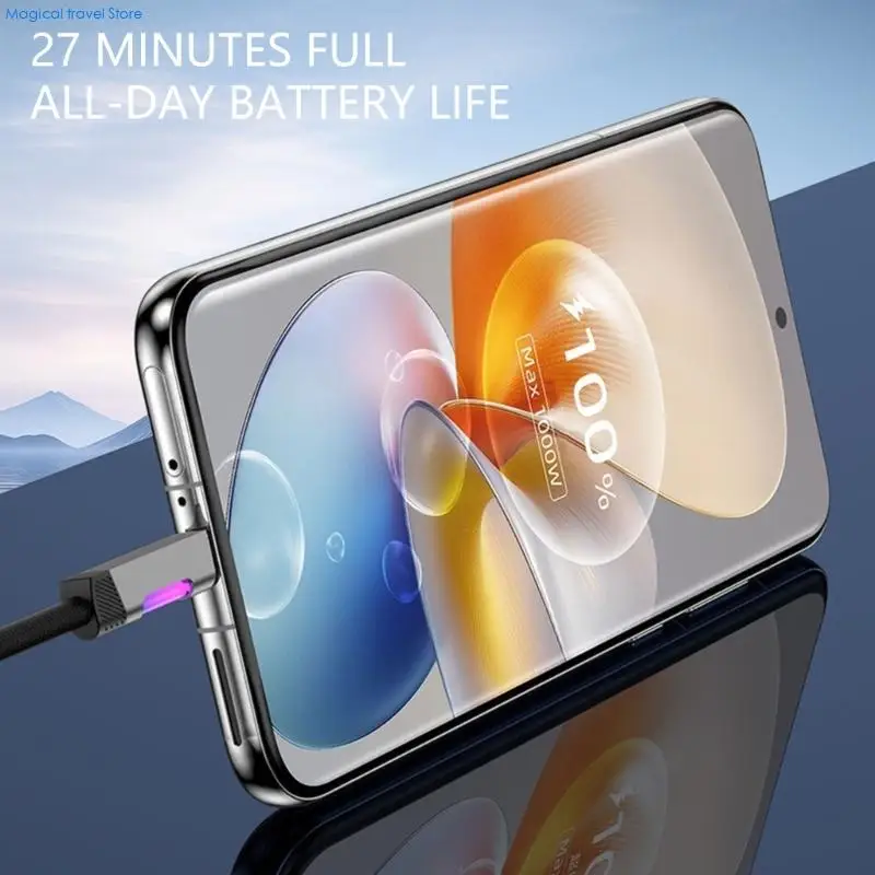 N2UB Charging Cable 100W Fast Charging Alloy Construction Multiple Device Support