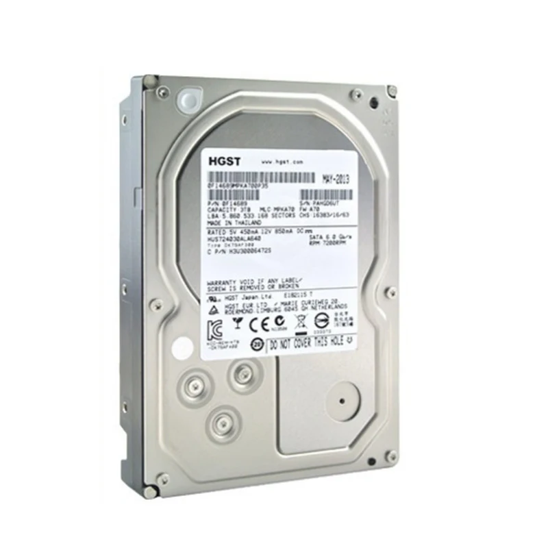 

Оригинальный жесткий диск HGST, 4 ТБ, жесткий диск, 7200 об/мин, 64 МБ кэш-памяти SATA III, 3,5 дюйма, жесткий диск для мониторинга настольного сервера