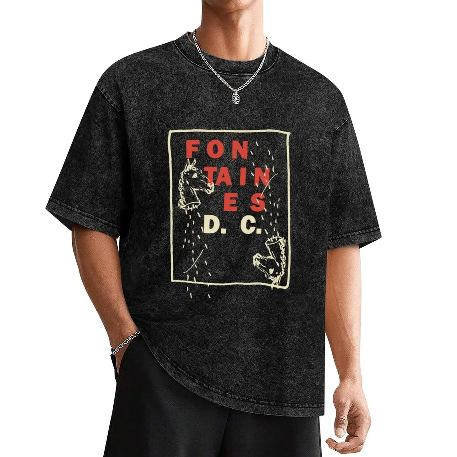 

Onedos FONTAINES Show D.C. American DC Tour 2020 T-Shirt Blouse vintage anime shirt big and tall t shirts for men