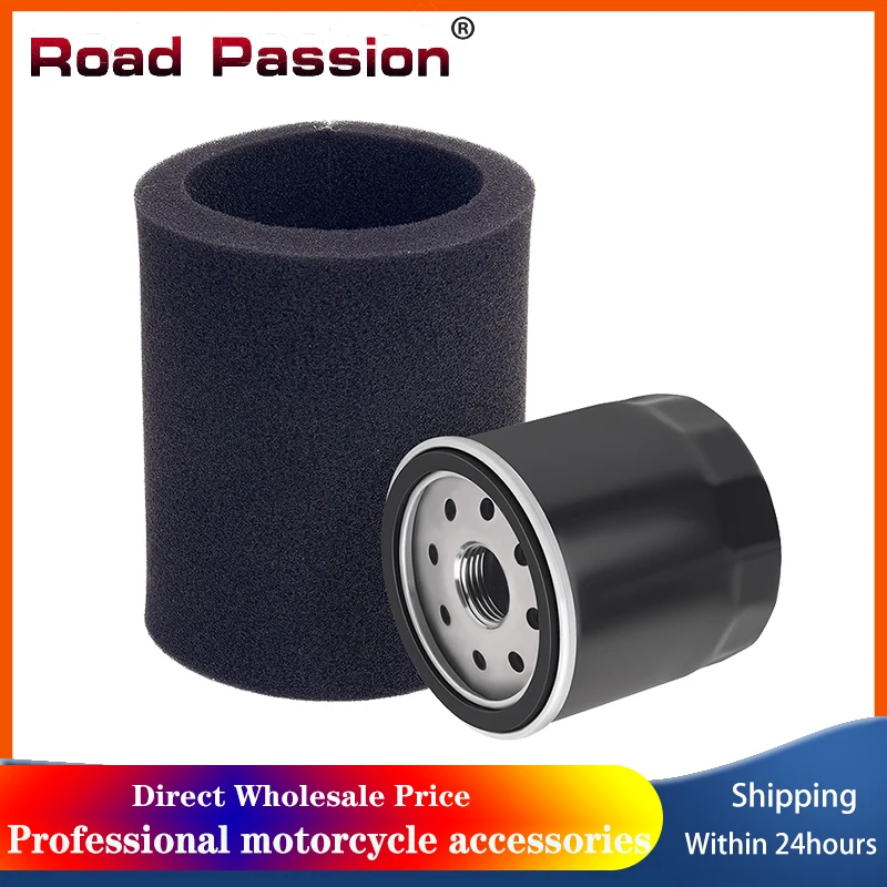 

Road Passion Motorcycle Air Filter & Oil Filter Intake Cleaner For Kawasaki KAF400 KAF620 Mule 600 610 4000 4010 Trans 4x4 XC SE