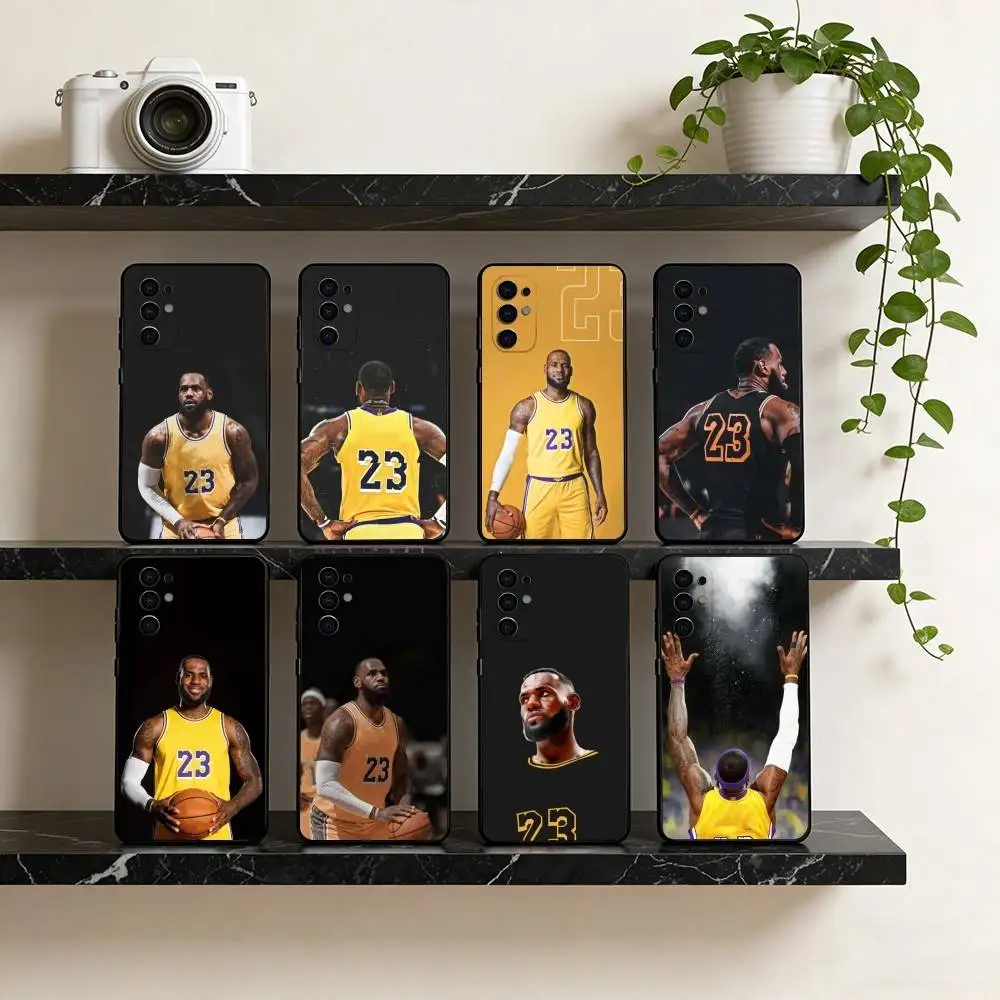 LeBron J-James Famous basketball  Phone Case For Samsung S25,S24,S21,S22,S23,S30,Ultra,S20,Plus,Fe,Lite,Note,10,Black Cover