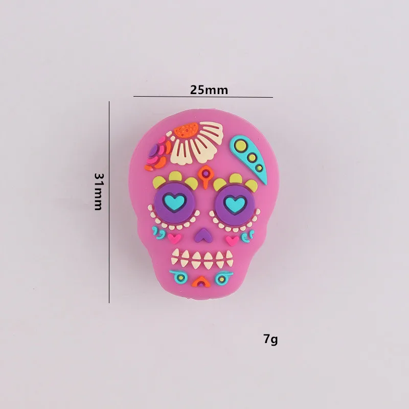 20/50pcs New Silicone Focal Beads Baby Teether Beads Teething Chew Toys DIY Pacifier Chain Jewelry Bracelet Pens Accessories view 6