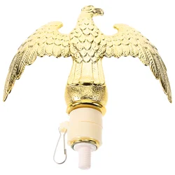 Flagpole Eagle Head Graceling Parts Banner Office Decor Accessories Plastic Flagpoles Topper