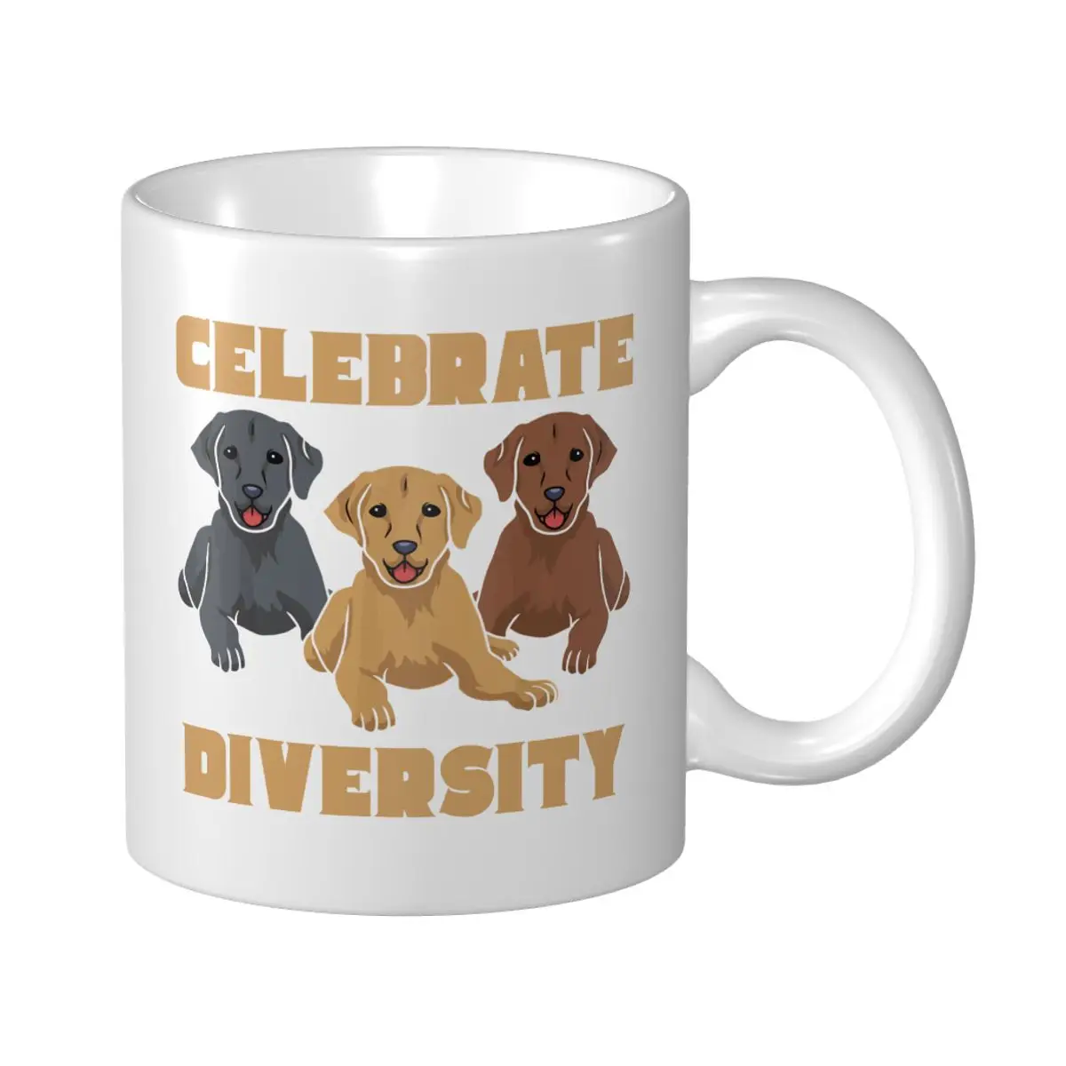 Mark Cup Mug Celebrate Diversity Labrador Retriever Gifts Lab Dog Lover Coffee Mugs Tea Milk Water Cup Travel Mugs Office Home