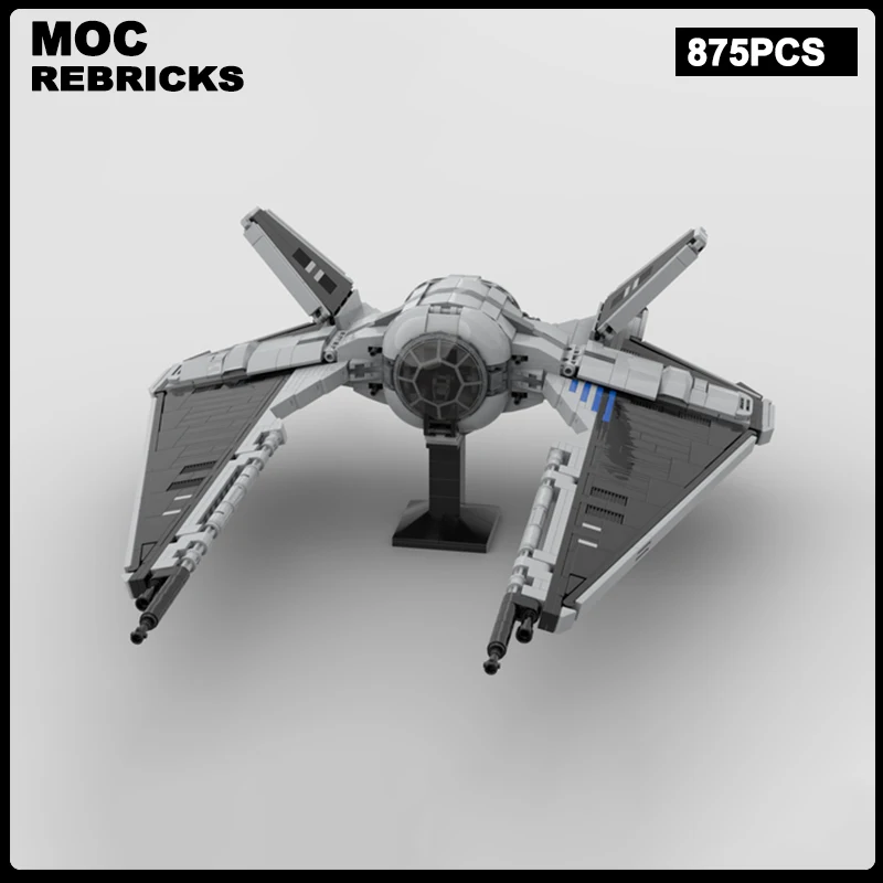 

Space War Series TIE Stingray Starfighter MOC Building Block Assembly Model Bricks Toys Children's Christmas Gift