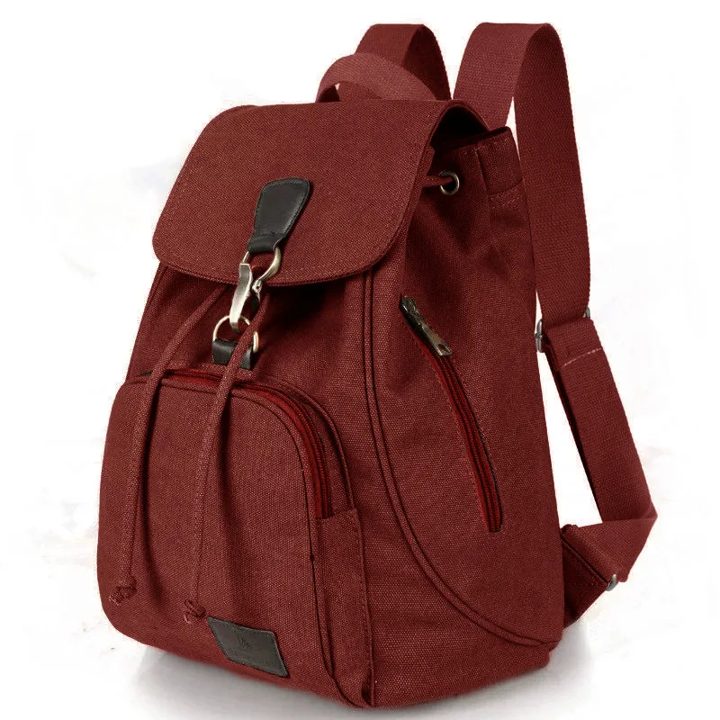 New backpack rucksack  backpack large capacity casual ladies travel backpack Vintage outdoor canvas fashion backpack