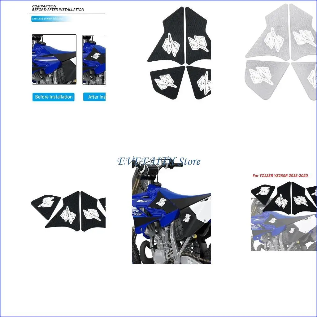 

124B Защитная наклейка на боковую накладку бензобака с наколенником для YZ125R YZ250R