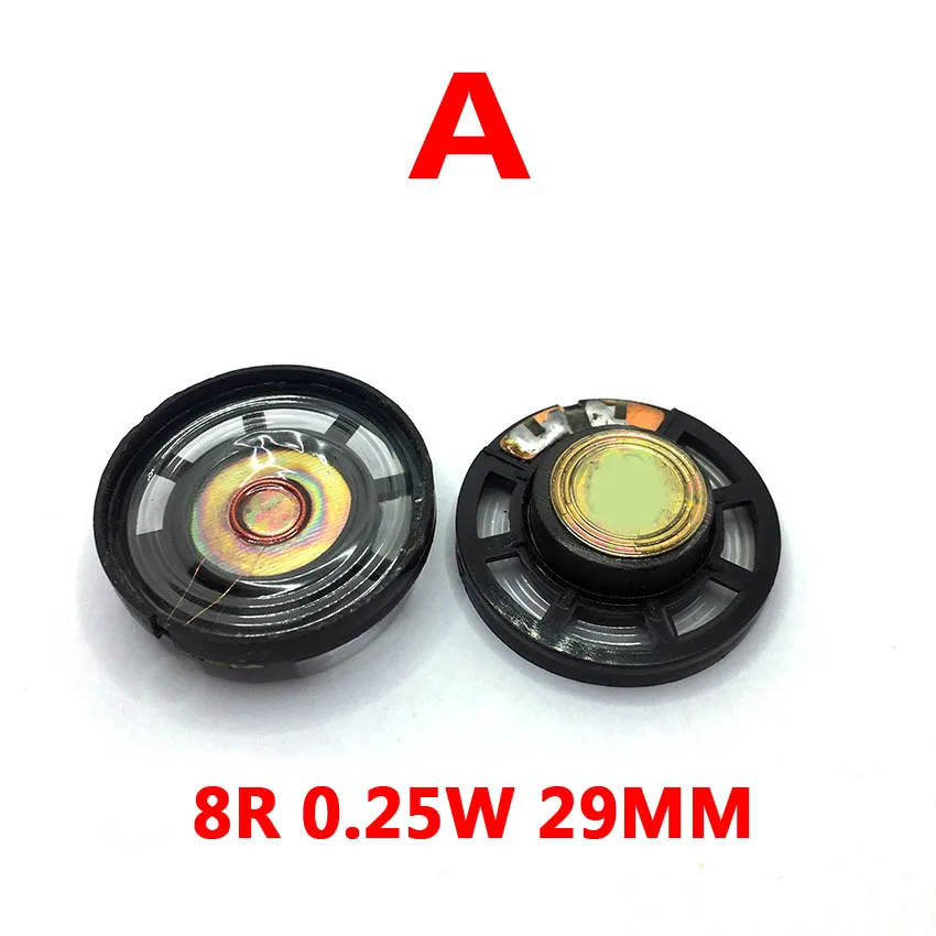 1PCS 8 16 32Ohm 0,25 W 27MM 29MM Mini Horn Lautsprecher Durchmesser Ultra-dünne Kleine Lautsprecher summer Für Türklingel Intercom Spielzeug