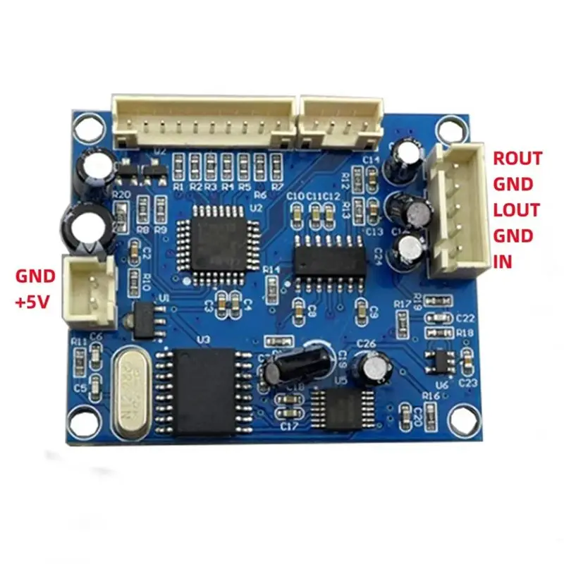T23C Stereo Karaoke Reverberation Board DSP Digital Module DC 5V Karaok Mixer Effector 0-99 Effects