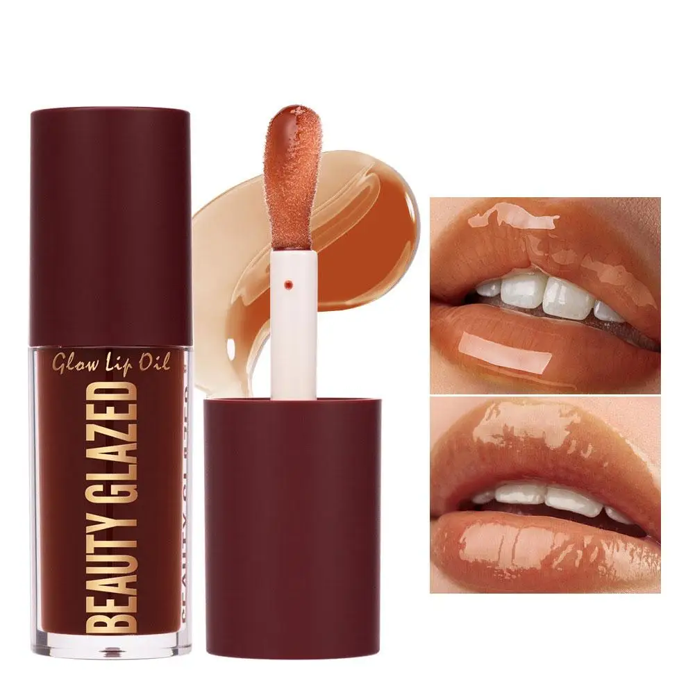 Jelly Mirror Lip Glaze Water Light Lip Gloss Plumping Hydrating Lip Makeup Glass Shine Effect Long Lasting Makeup