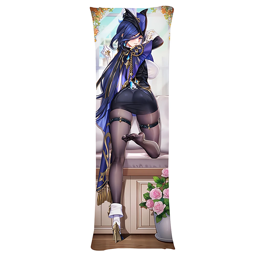 Genshin Impact Anime Corpo Travesseiro Caso, Capa De Almofada, Clorinde Dakimakura, 2WAY Abraçando, Presentes De Natal