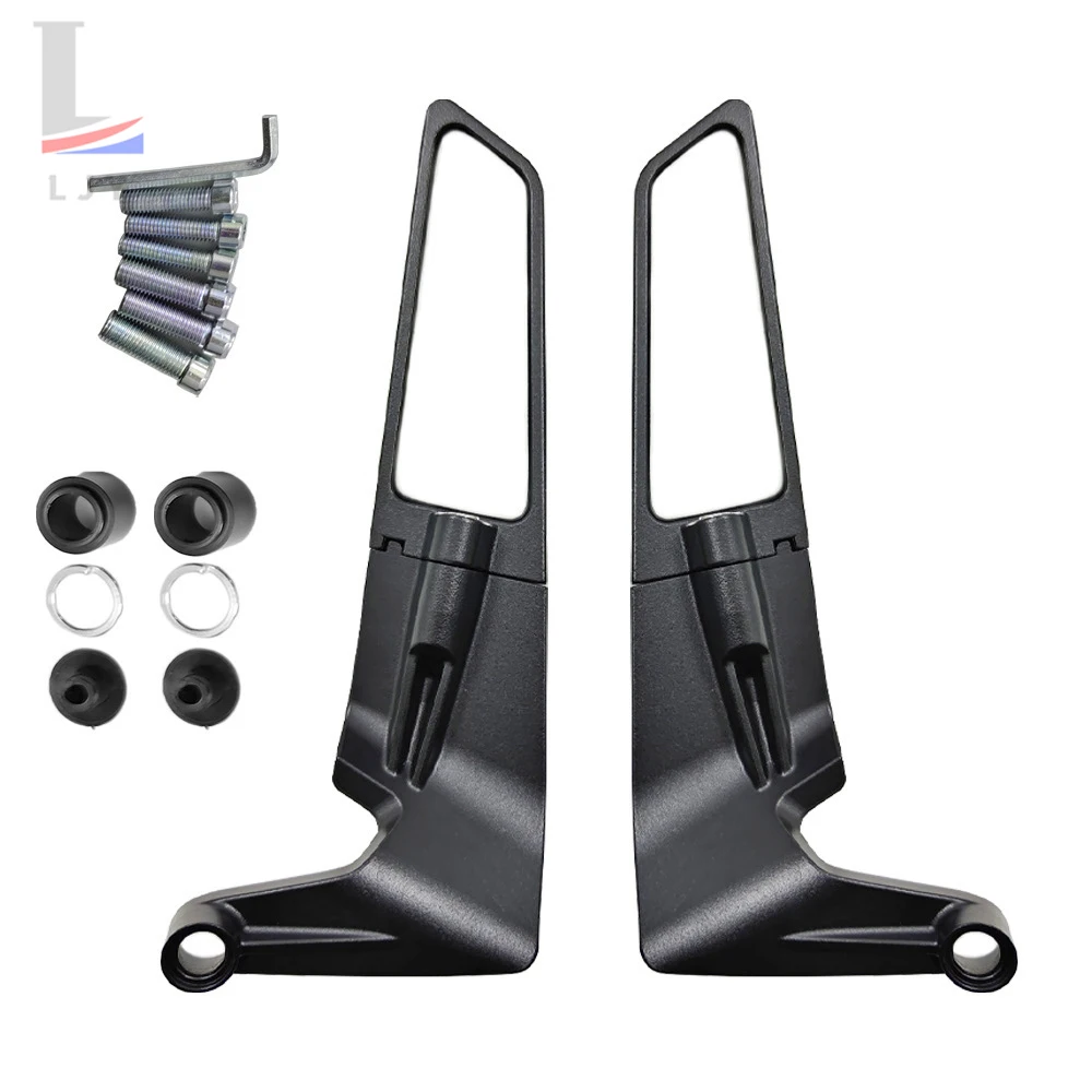 Para bmw S 1000XR S1000 XR s1000xr espejos de motocicleta Stealth Winglets Kit de espejos giratorios ajustables