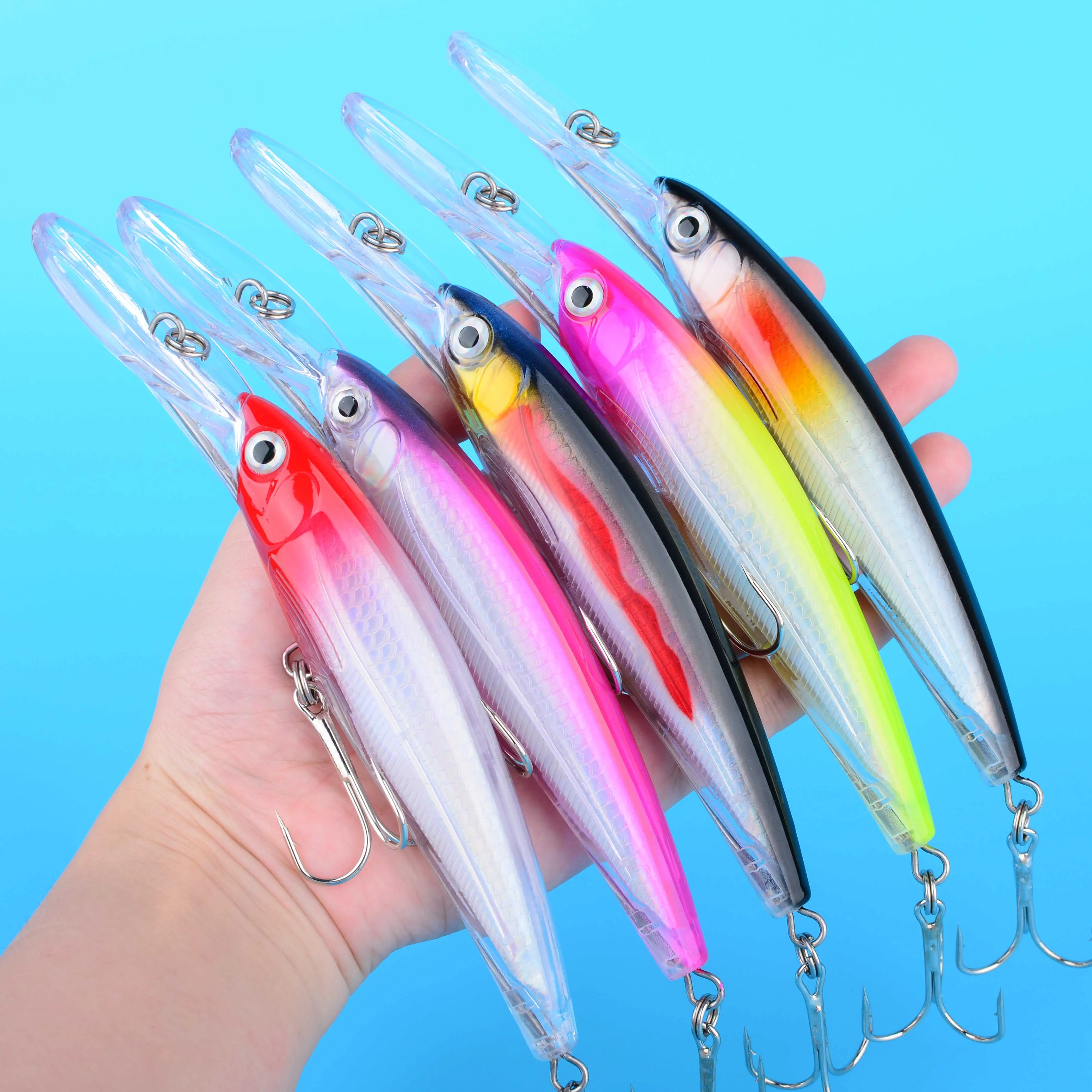 Fishing Lure Crankbait - 1 adet 17cm 32g Derin Dalış