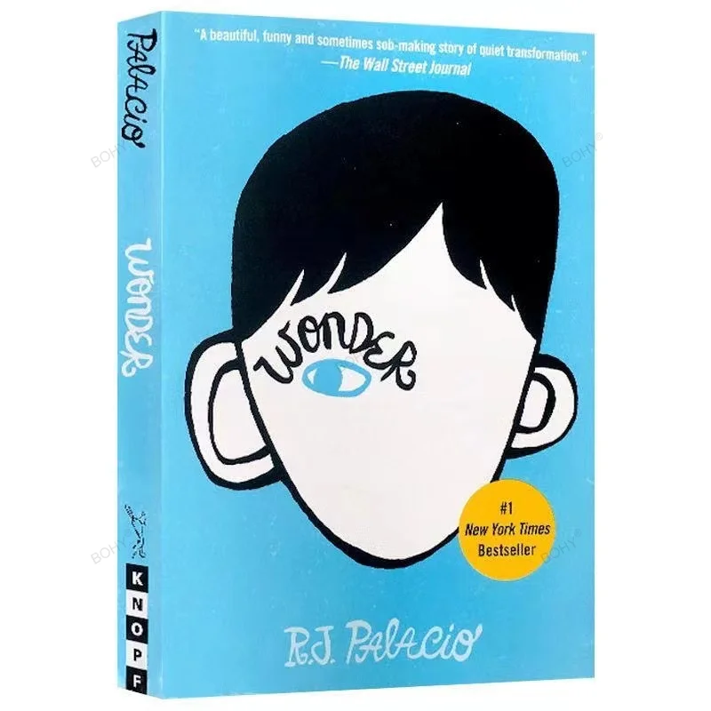 Wunder Wunder Junge inspirierende Roman r. j. Palacio Englisch Original Englisch Buch außer schulische Lesung