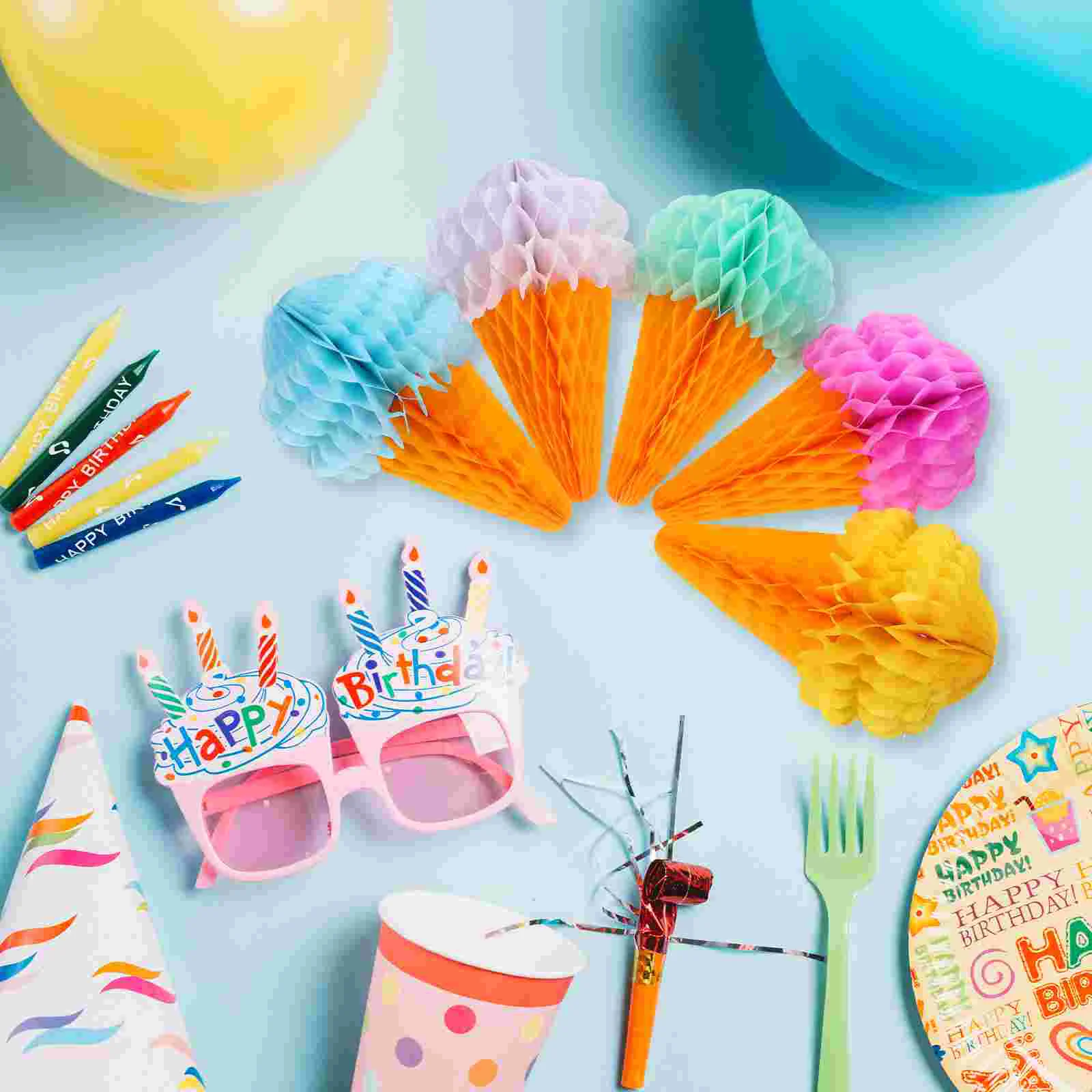 قلادة ورقية معلقة على شكل قرص العسل ، زينة حفل الزفاف ، هدية هدايا ، 5 *