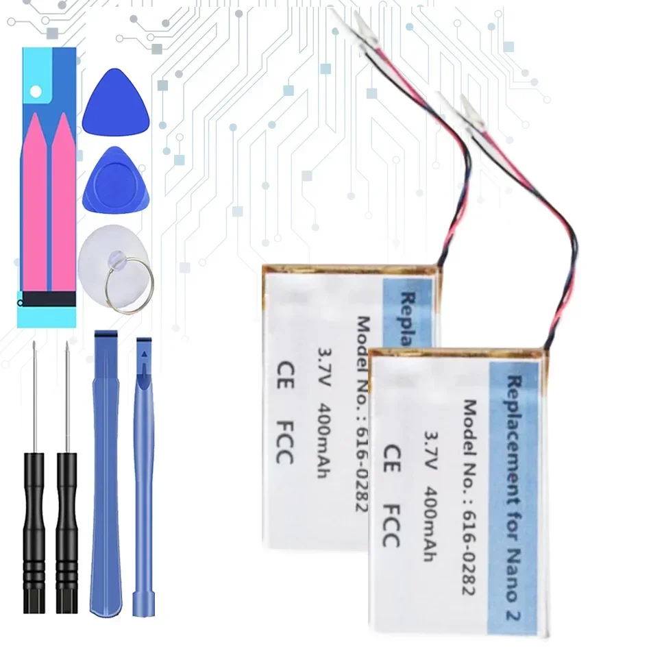 Nano2 Nano3 Nano4 Nano5 Nano6 Nano7 Replacement Battery For Apple iPod Nano 3 3rd 3TH 3Gen 4th 5th 6th 7th MP3 Bateira