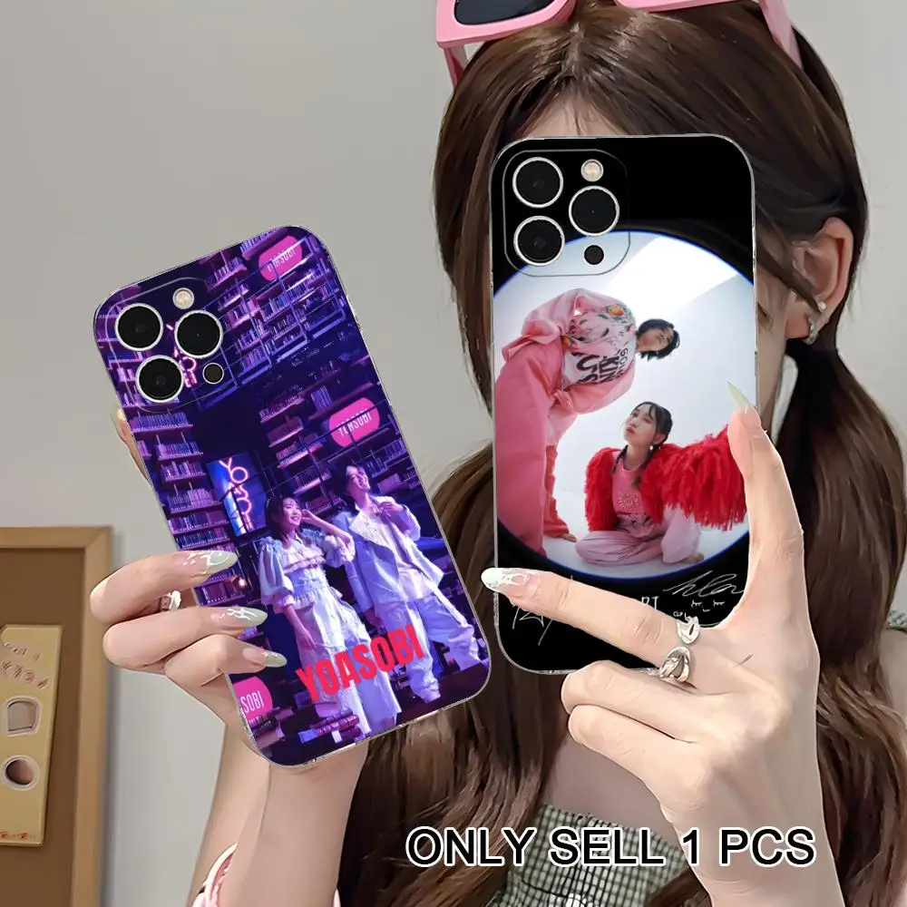 

Band YOASOBI Phone Case for iPhone 17 16 15 14 13 12 11 X XR XS Air Pro Max Plus Mini Soft TPU Clear Cover