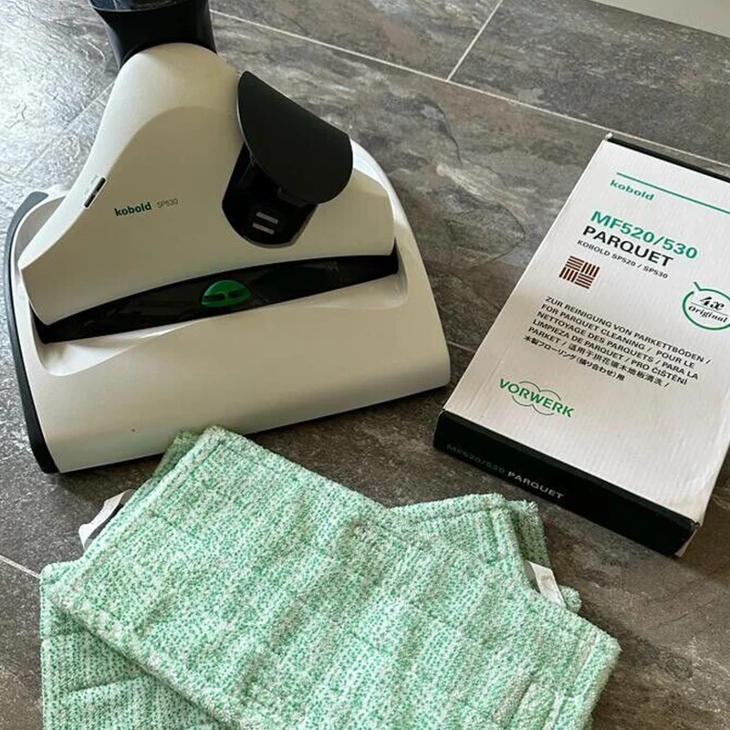 Vorwerk Kobold 스팀 청소기 걸레 패드, Vorwerk Kobold 진공 청소기와 호환 가능, SP520, SP530, MF520, MF530, 10 개 팩