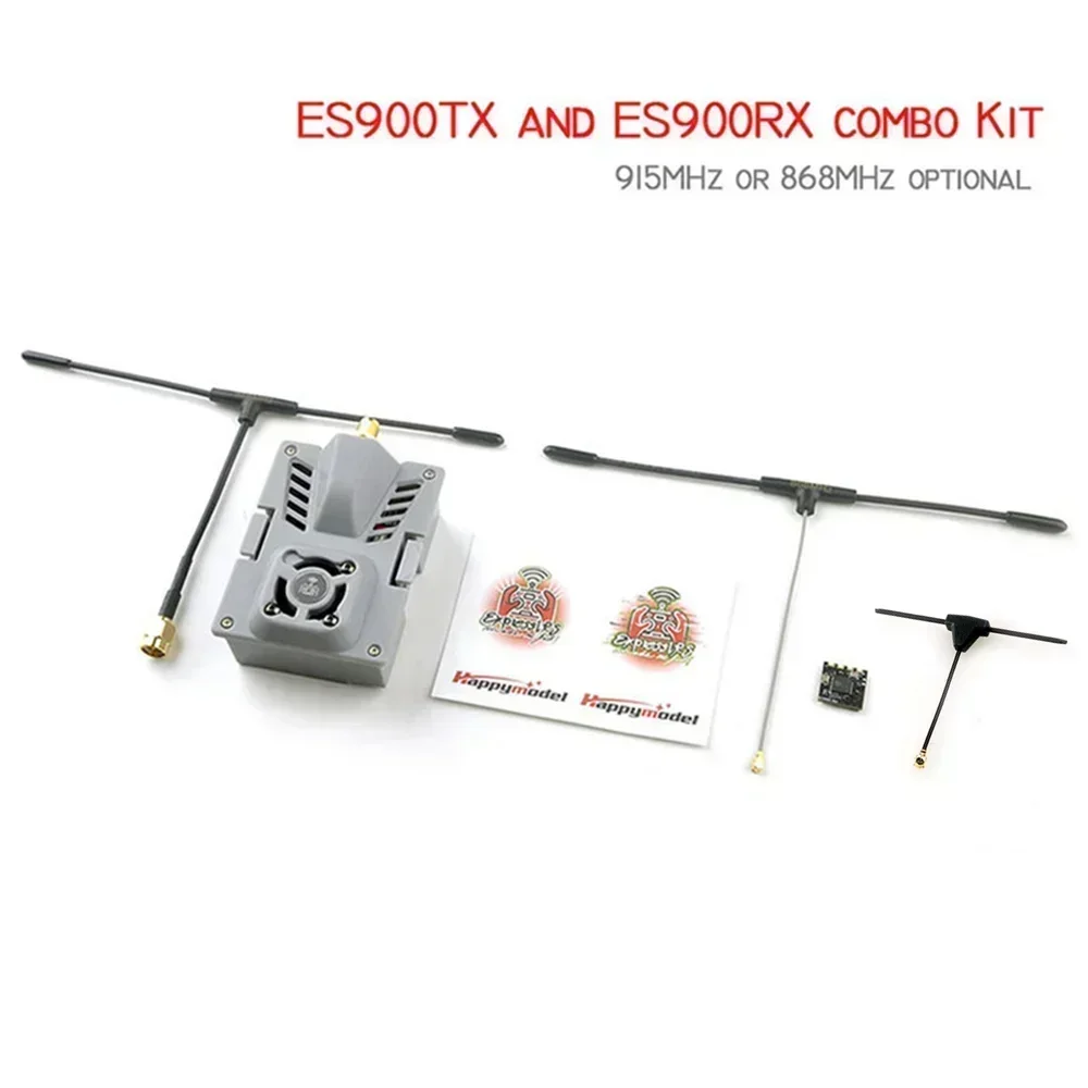 

HappyModel ES900TX ES900RX 915Mhz 868MHz ExpressLRS ELRS RF Module Receiver Set for RC Airplane FPV Long Range Drone DIY Parts