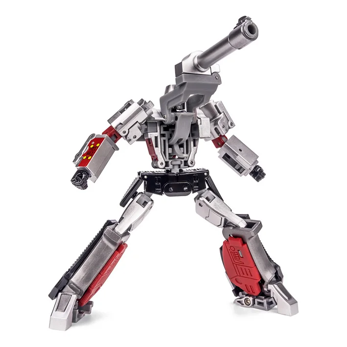 Na stanie Małe Figurki Transformujące się NA NEWAGE H9EX Megatron Metaliczny Zabawka Figurka Akcji z Pistoletem, Kolekcjonerski Prezent