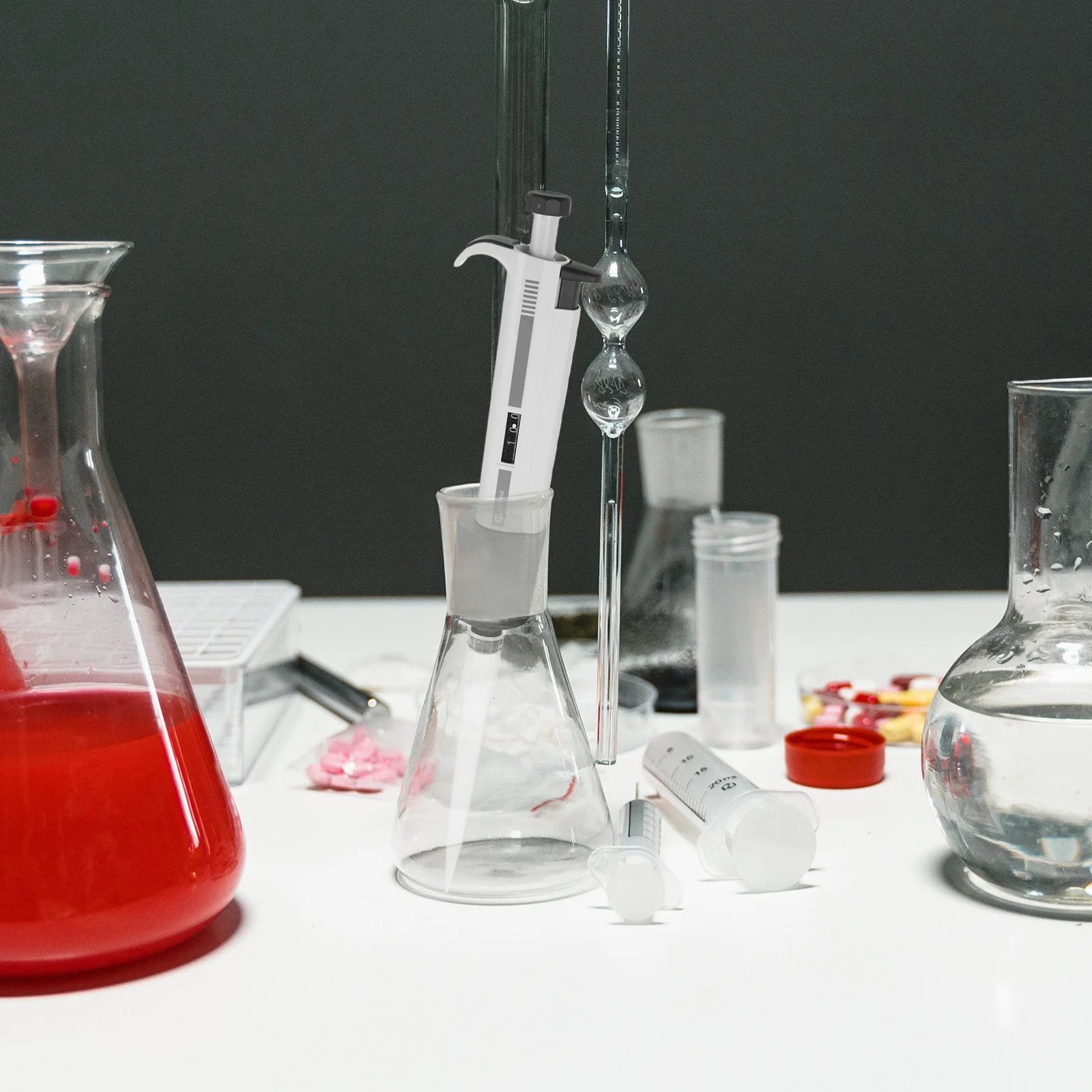 

Adjustable Mechanical Pipettor 2-10Ml Volume Range Single Channel with Clear Digital Easy Calibration and Maintenance