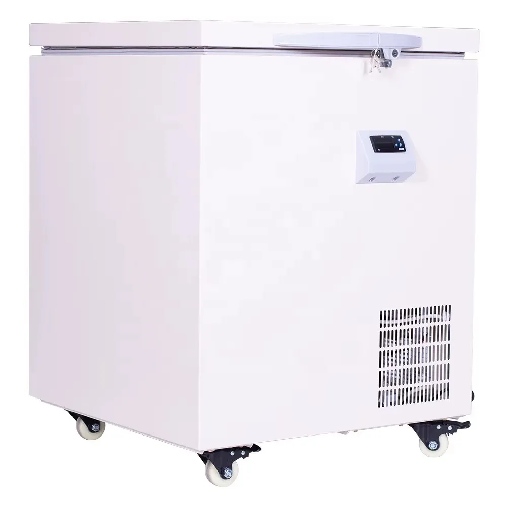 Mini  -60 Degree 68 L Ultra Low Temperature Deep Chest Freezer Storing Tuna Salmon Northern Shrimp