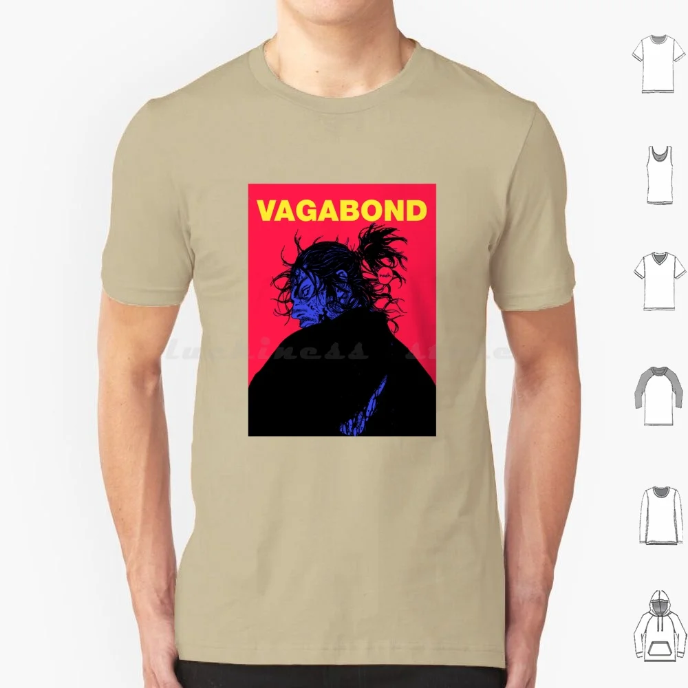 Vagabond T Shirt Men Women Kids 6Xl Vagabond Musashi Mitamoto Takezo Shinmen Kojiro Sasaki Miyamoto Musashi Starboy Anime Manga