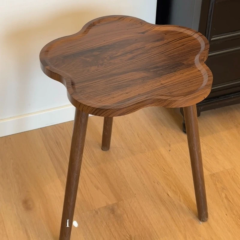 Round Space-Saving Multi-functional Side Table for Living Room Bed Sofa Coffee Tables Compact Home